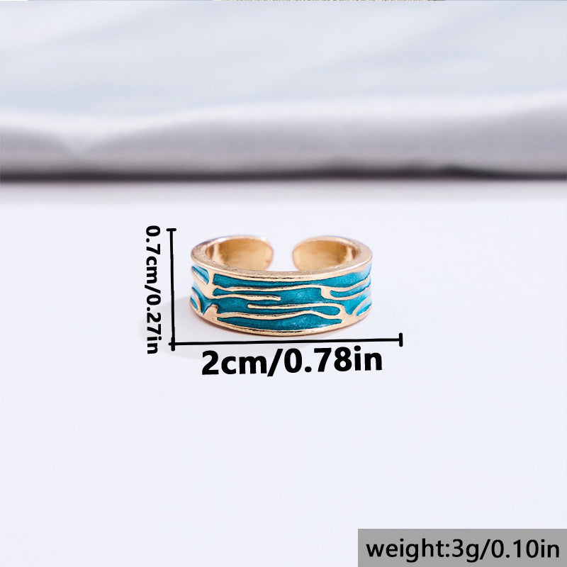 Cassies “Ocean Wave” – Handgefertigter Ring